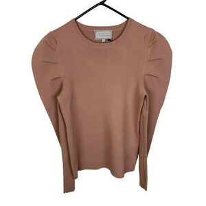 Apparalel Black Puff Shoulder Top